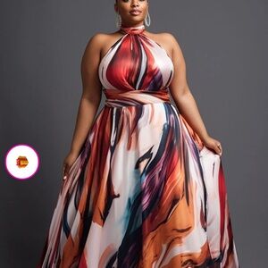 xpluswear.com plus size vacation sundress.